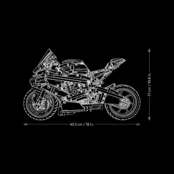 Конструктор LEGO: Technic: BMW: M 1000 RR, (42130) 4
