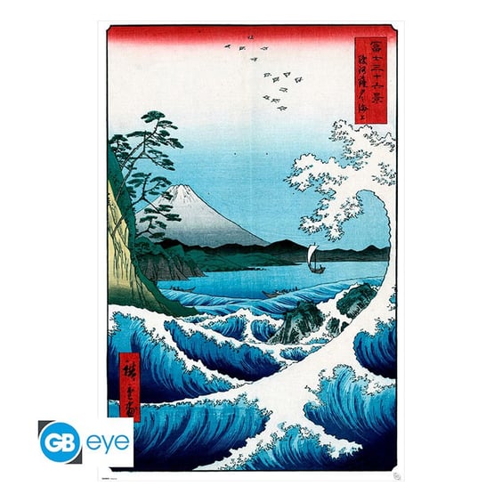 Постер GB Eye: Maxi: Katsushika Hokusai: The Sea At Satta, (421374)