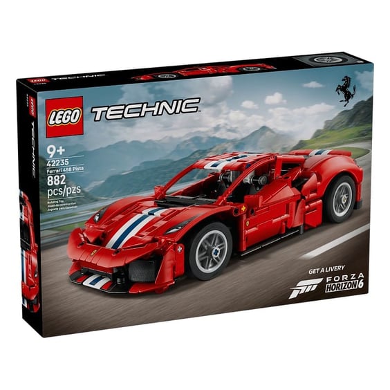 Конструктор LEGO: Technic: Forza: Horizon 6: Ferrari: Ferrari 488 Pista Car, (42235) 7