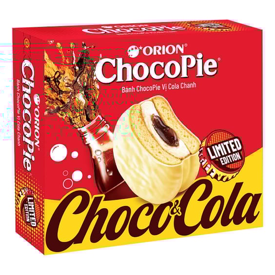 Печиво Orion: Choco Pie: Limited Edition: Choco and Cola Lemon, (424348)