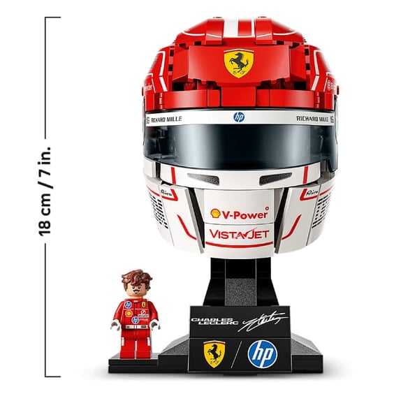 Конструктор LEGO: Editions: Formula 1: Ferrari: Scuderia Ferrari HP: Charles Leclerc Helmet, (43014) 4