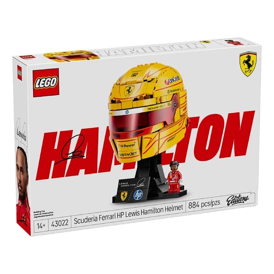 Конструктор LEGO: Editions: Formula 1: Ferrari: Scuderia Ferrari HP: Lewis Hamilton Helmet, (430221) 8