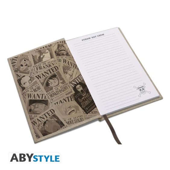 Блокнот ABYstyle: One Piece: Wanted Luffy, (4308) 2