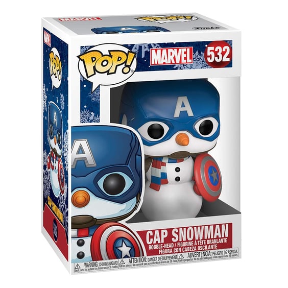 Фигурка Funko POP!: Marvel: Cap Snowman, (43335) 3