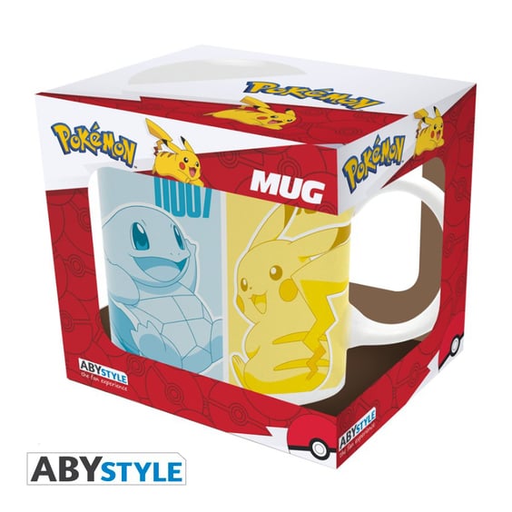 Кружка ABYstyle: Pokemon: Bulbasaur, Charmander, Squirtle, Pikachu, (43598) 4