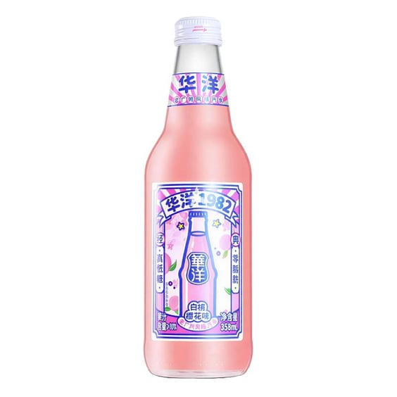 Напій Huayang: White Peach Sakura Soda, (440347)