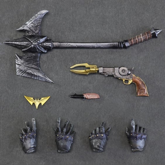 Коллекционная фигурка Play Arts KAI: DC: Timeless: Wild West: Batman (Comics Variant), (44138) 7