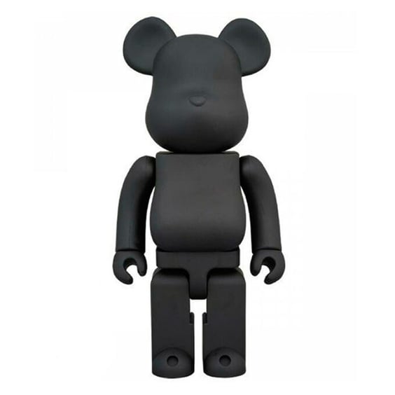 Bearbrick (400%) (Black Matte) , (44220)
