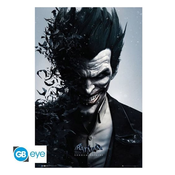 Постер GB Eye: Maxi: DC: Batmsn: Arkham Origins: Joker w/ Bats, (442467)