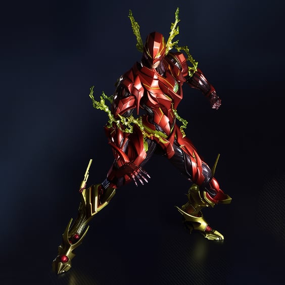 Коллекционная фигурка Play Arts KAI: DC: The Flash (Comics Variant), (44300) 3