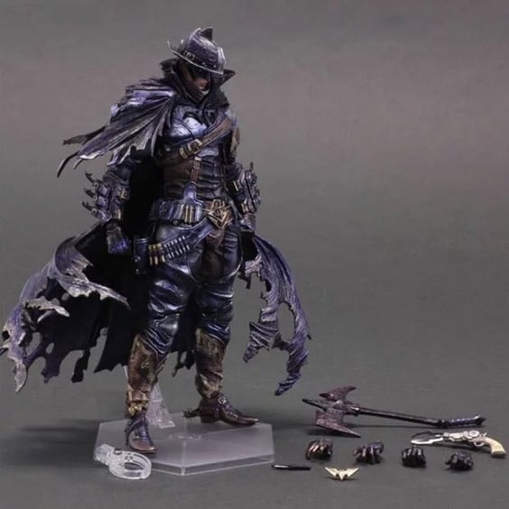 Коллекционная фигурка Play Arts KAI: DC: Timeless: Wild West: Batman (Black) (Comics Variant), (44338) 4