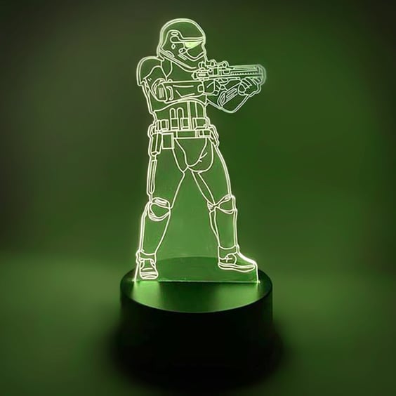 Акриловий світильник Star Wars: Stormtrooper (Aiming), (44439)