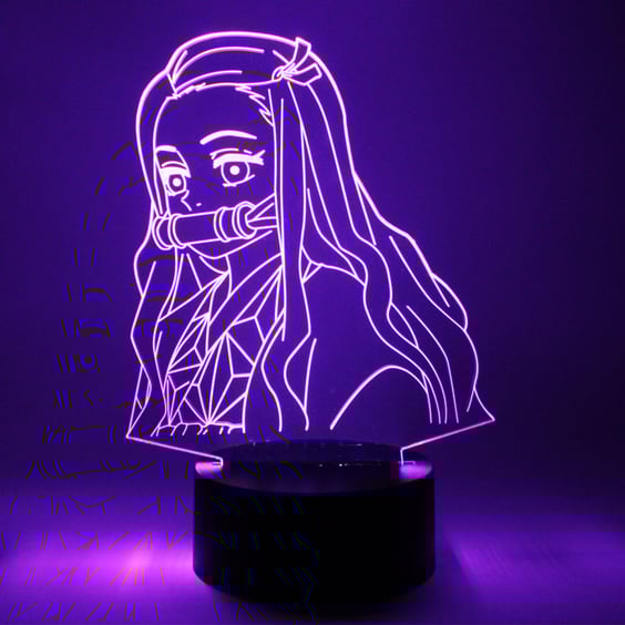 Акриловый светильник Demon Slayer: Nezuko Kamado, (44477)