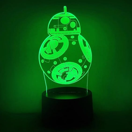 Акриловий світильник Star Wars: BB-8, (44492)