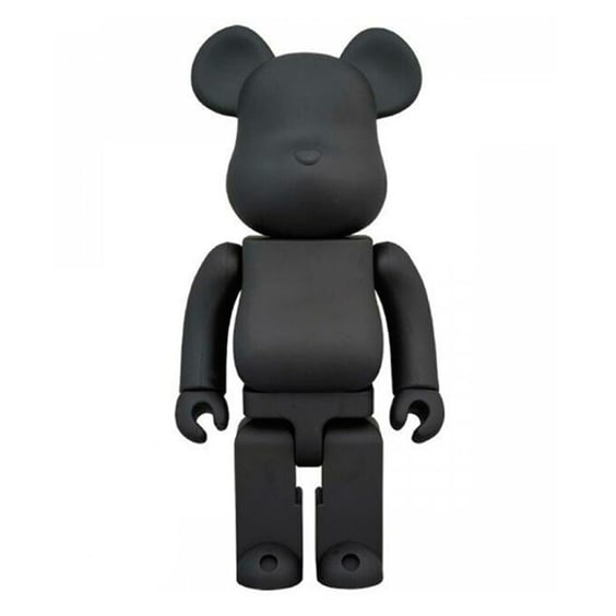 Bearbrick (400%) (Black Matte) , (44504)