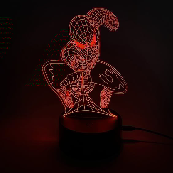 Акриловий світильник Marvel: Spider-Man (Web-shooting), (44540)