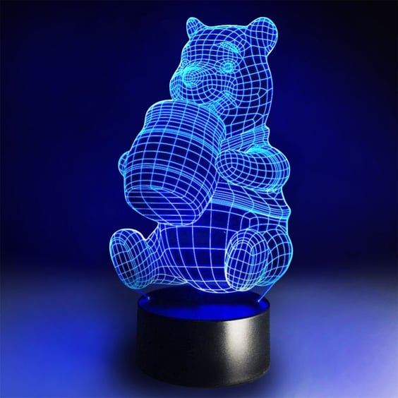 Акриловий світильник Disney: Winnie the Pooh: Pooh (Licking the Honey), (44580)