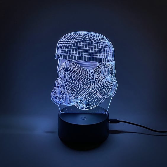 Акриловий світильник Star Wars: Stormtrooper: Helmet (44588)