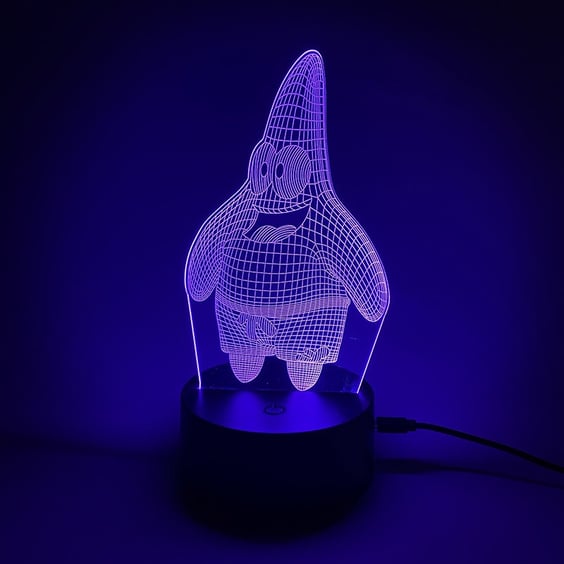 Акриловый светильник SpongeBob SquarePants: Patrick Star, (44593)