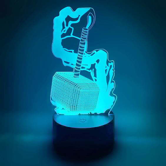 Акриловый светильник Marvel: Thor's Hammer «Mjolnir», (44602)