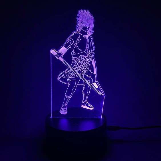 Акриловый светильник Naruto: Sasuke (Sword), (44671)