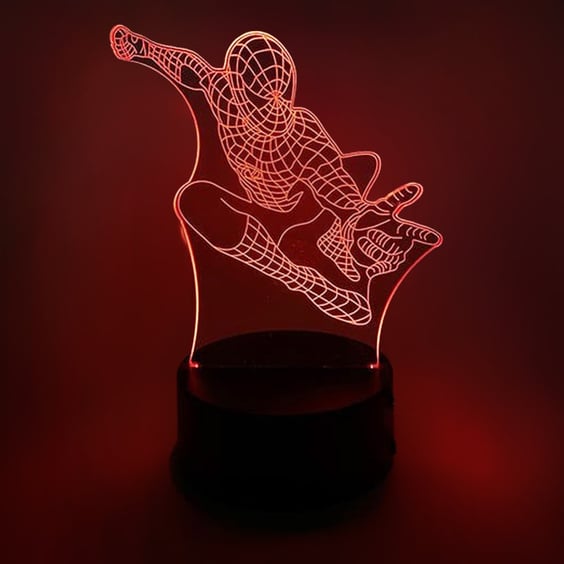 Акриловый светильник Marvel: Spider-Man (Shooting), (44684)