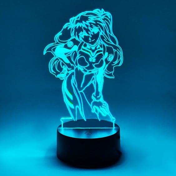 Акриловий світильник Evangelion: Asuka Langley Soryu, (44710)