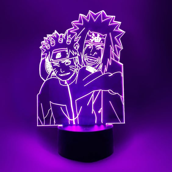 Акриловий світильник Naruto: Jiraiya and Gama, (44724)