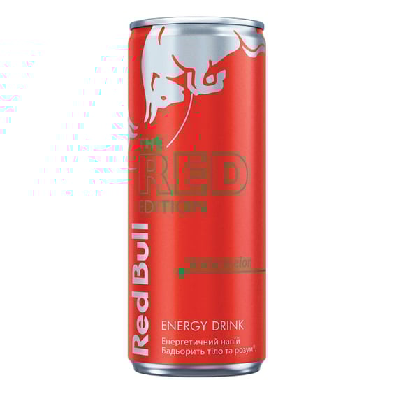 Напиток энергетический Red Bull: Editions: The Red Edition: Watermelon, (448874)