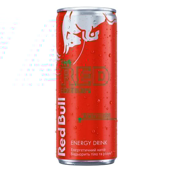 Напиток энергетический Red Bull: Editions: The Red Edition: Watermelon, (448874) 4
