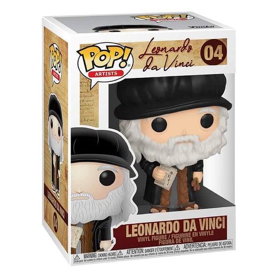 Фигурка Funko POP!: Artists: Leonardo Da Vinci: Leonardo Da Vinci, (45251) 3
