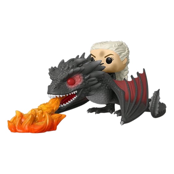 Фигурка Funko POP! Rides: Game of Thrones: Daenerys and Fiery Drogon, (45338) 2