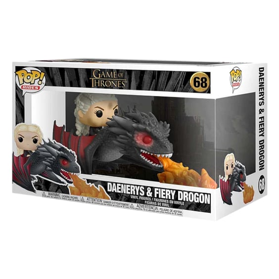 Фигурка Funko POP! Rides: Game of Thrones: Daenerys and Fiery Drogon, (45338) 3