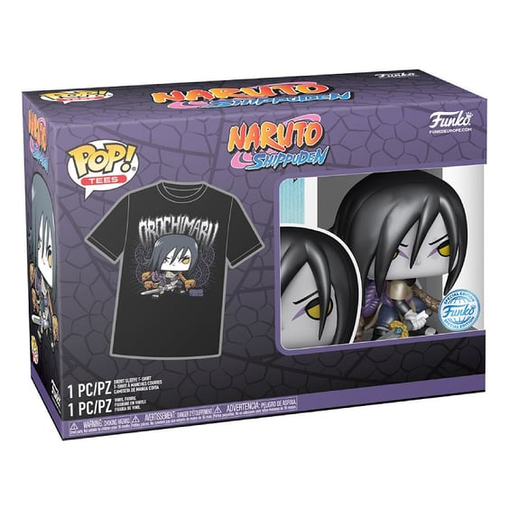 Комплект Funko POP!: Tees: Animation: Naruto: Orochimaru (Special Edition) (M), (45383) 5