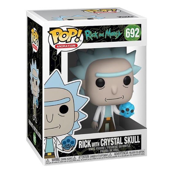 Фигурка Funko POP!: Animation: Rick & Morty: Rick w/ Crystal Skull, (45438) 3