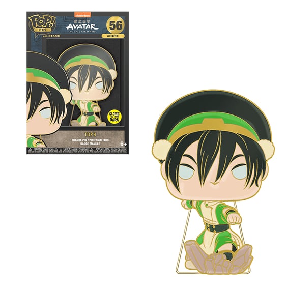 Фигурка Funko POP!: Pin: Avatar: The Last Airbender: Toph (Glows in the Dark), (46063)