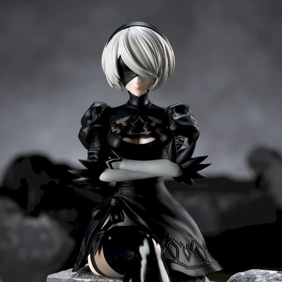 Колекційна фігурка Sega: Chokonose: NieR: Automata: 2B (Ver. 1.1a), (46519) 5