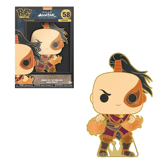 Фігурка Funko POP!: Pin: Avatar: The Last Airbender: Zuko, (47122)