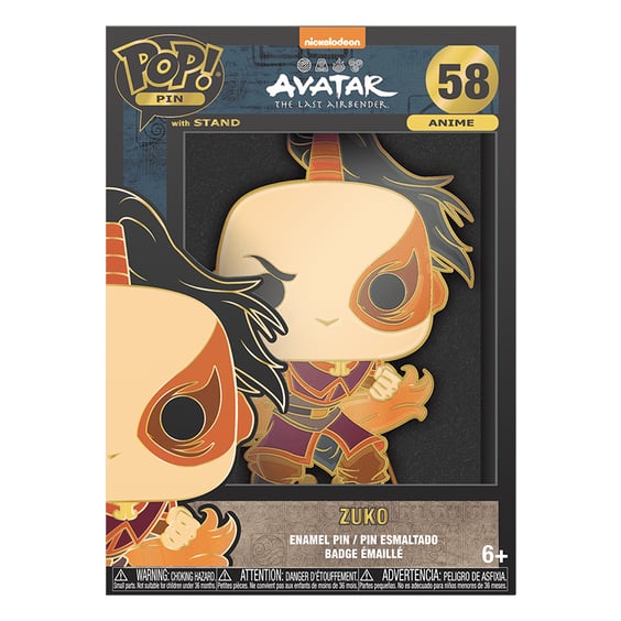 Фігурка Funko POP!: Pin: Avatar: The Last Airbender: Zuko, (47122) 4