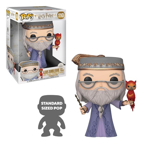 Фігурка Funko POP!: Wizarding World: Harry Potter: Dumbledore w/ Fawkes, (48038)