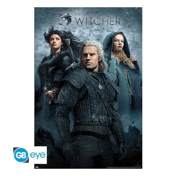 Постер GB Eye: Maxi: The Witcher: Geralt, Yennefer and Ciri, (485178)