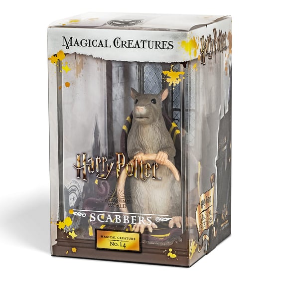 Колекційна фігурка The Noble Collection: Wizarding World: Harry Potter: Magical Creatures: Scabbers, (4866) 4