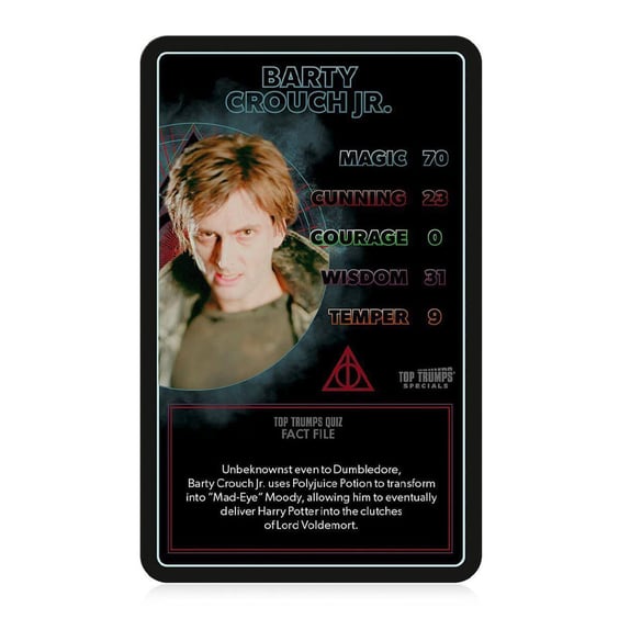 Настільна гра Winning Moves: Top Trumps Quiz: Wizarding World: Harry Potter: Dark Arts, (48767) 3