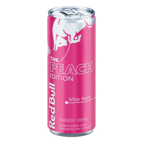 Напиток энергетический Red Bull: Editions: The Peach Edition: White Peach, (493911) 2
