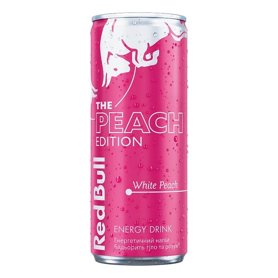 Напиток энергетический Red Bull: Editions: The Peach Edition: White Peach, (493911) 3