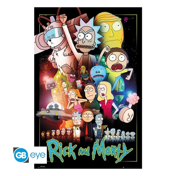 Постер GB Eye: Maxi: Rick & Morty: Star Wars Parody, (496474)