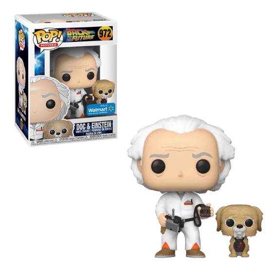 Фигурка Funko POP!: Movies: Back to the Future: Doc and Einstein (Walmart Exclusive), (49685)