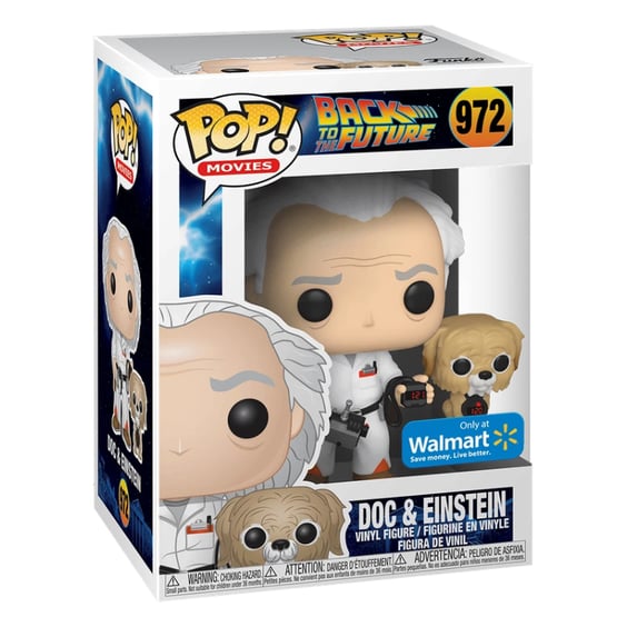 Фигурка Funko POP!: Movies: Back to the Future: Doc and Einstein (Walmart Exclusive), (49685) 3