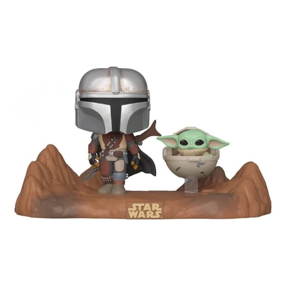Фигурка Funko POP!: Moment: Star Wars: The Mandalorian: The Mandalorian w/ The Child, (49930) 2