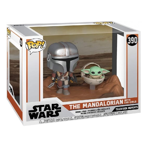 Фигурка Funko POP!: Moment: Star Wars: The Mandalorian: The Mandalorian w/ The Child, (49930) 3